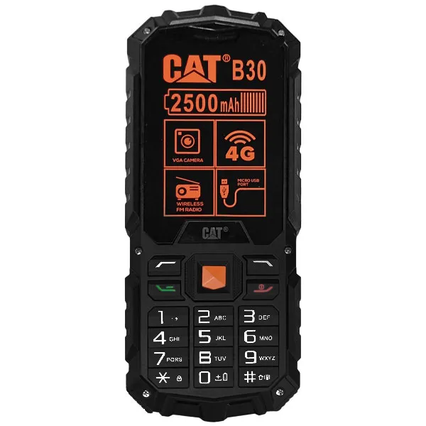 CEL CATERPILLAR B30 DUAL 2.4" 4G PRETO