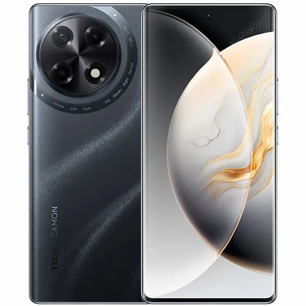Smartphone TECNO Camon 30S CLA5 NFC Dual SIM de 256GB/8GB RAM de 6.78" 50+2MP/13MP - Celestial Black