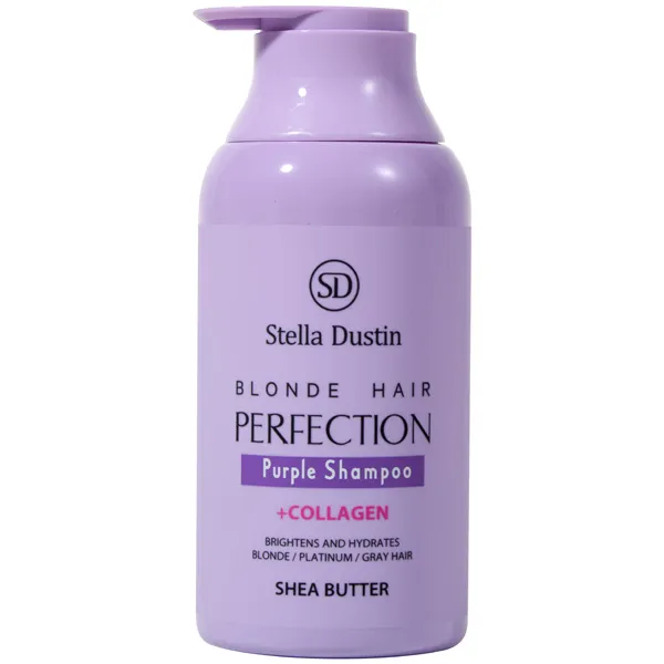 SHAMPOO STELLA DUSTIN BLONDE HAIR PERFECTION PURPL+COLLAGEN 500(385499