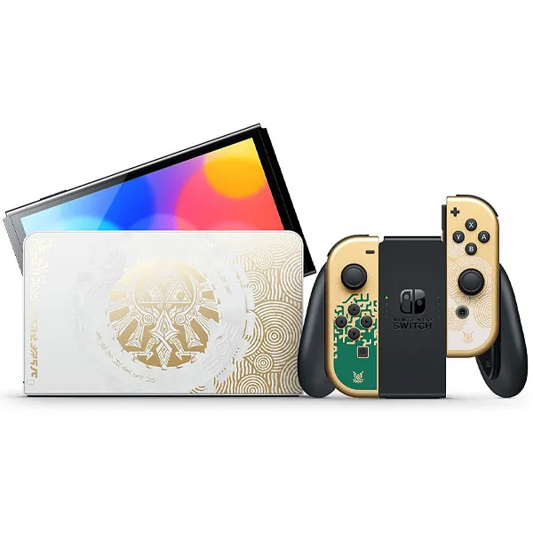 Console Portátil Nintendo Switch OLED The Legend Of Zelda Tears of the Kingdom Edition de 7.0" com 64GB