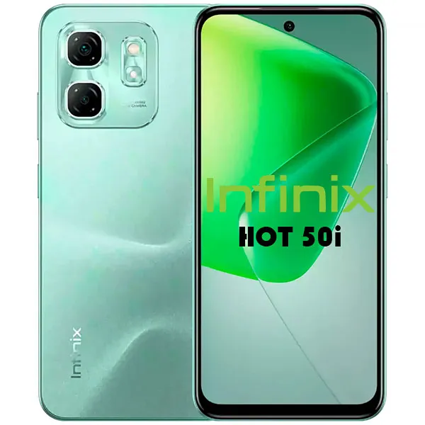 Smartphone Infinix HOT 50i X6531 Dual SIM de 128GB/6GB RAM de 6.7" 48MP/8MP - Sage Green