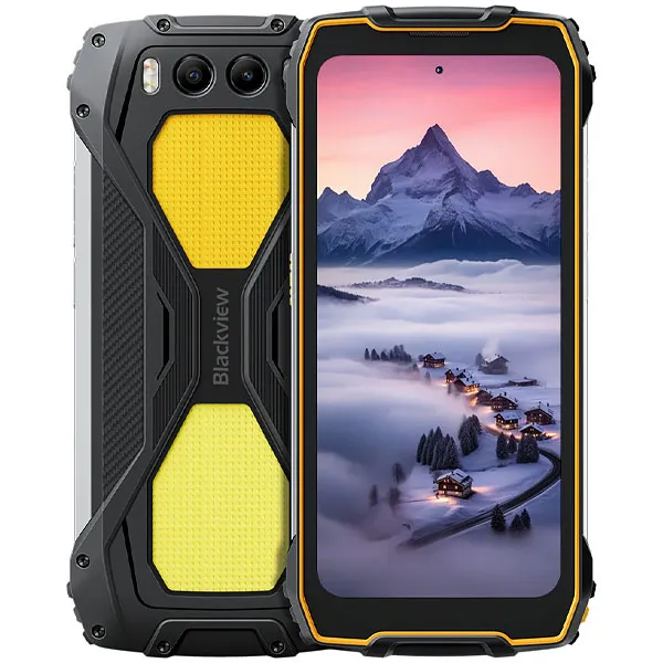 Smartphone Blackview BV7300 NFC Dual SIM de 256GB/6GB RAM de 6.7" 50+ 20MP/32MP - Preto/Amarelo