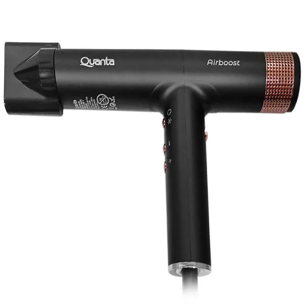 SECADOR QUANTA QTSCB1700 AIRBOOST 3EM1 1700WATTS 220V/60HZ PRETO/ROSA