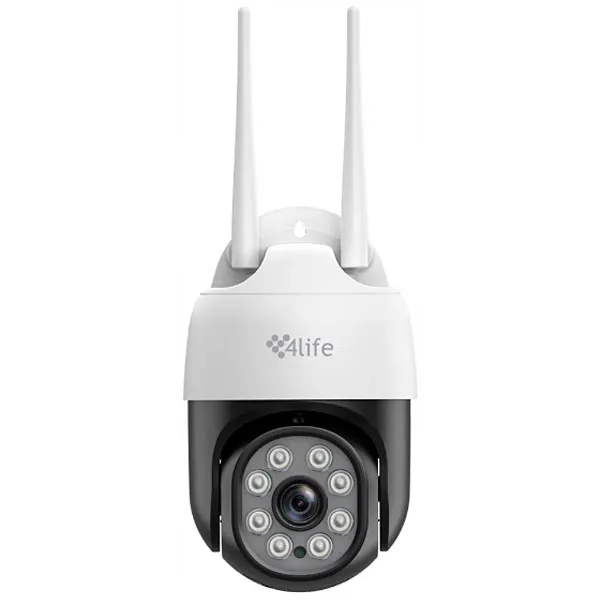 CAMERA IP 4LIFE FLD4G-S FALCONVIEW SMARTPHONE MICROFONE WIFI BRAN/PRET