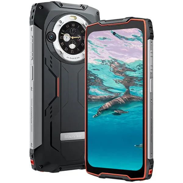 Smartphone Blackview BV9300 Pro NFC Dual SIM de 256GB/12GB RAM de 6.7" 64+8MP/32MP - Laranja