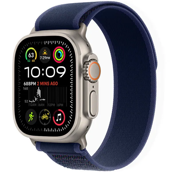 RELOGIO APPLE ULTRA 2 49MM CEL M/L MX4L3BE/A TRAIL ANATEL NATURAL BLUE