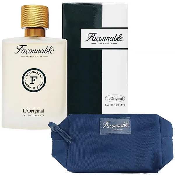 PERFUME MASCULINO FACONNABLE L ORIGINAL EDT 90ML +NECESER KIT(797696)