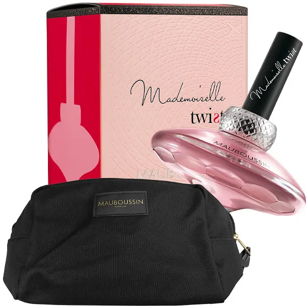PERFUME FEMININO MAUBOUSSIN TWIST MADEMOISELLE EDP 90ML+NECESER KT(637