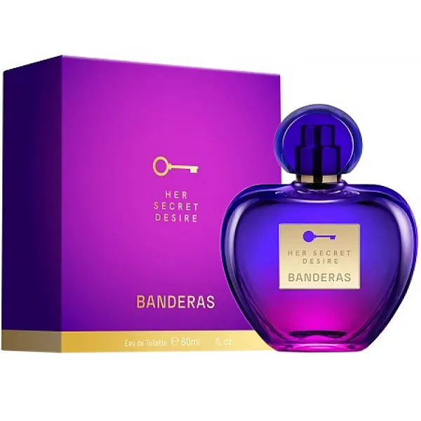 Perfume Feminino Antonio Banderas Her Secret DESIRE EDT 80 ml