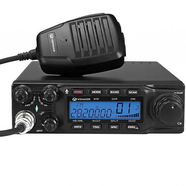 RADIO PX VOYAGER VR-6666 PRO 40CANAIS FM AM USB CW LSB PRETO