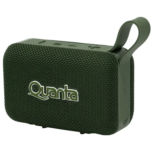 SPEAKER QUANTA QTSPS80 TWS BLUETOOTH USB AUXILIAR 8WATTS VERDE