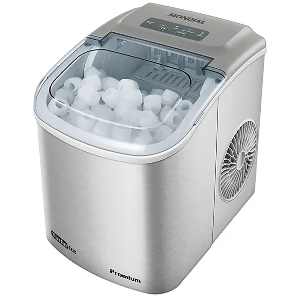 MAQUINA MONDIAL MG-12-GI P/GELO ICE PREMIUM 220V/50/60HZ SILVER