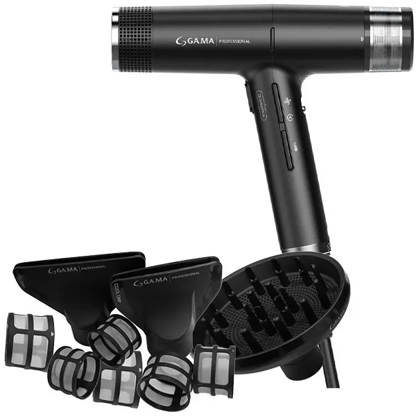 Secador de Cabelo GAMA IQ1 Perfetto 1.600 watts 127 V ~ 60 Hz - Preto