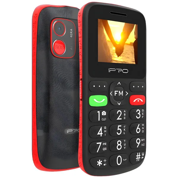 CEL IPRO F189 DUAL 1.8" PRETO/VERMELHO