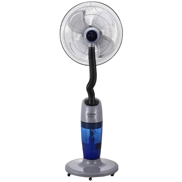 VENTILADOR QUANTA QTVH240 C/UMIDIFICADOR 240WATTS 220V/50HZ PRETO/CINZ