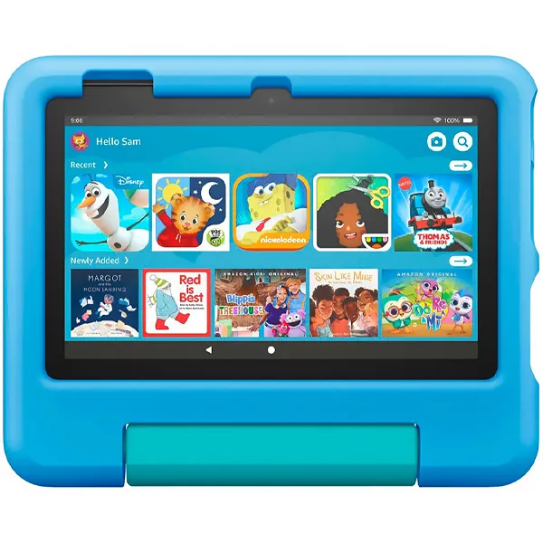 Tablet Amazon Fire HD 7 Kids 12th Gen 16GB/2GB RAM de 7" 2MP/2MP + Capinha Azul