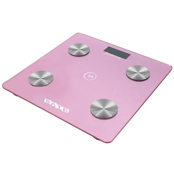 BALANCA SATELLITE A-WS8813 DIGITAL BLUETOOTH P/BANHO 180KG ROSA
