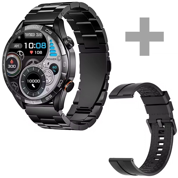 RELOGIO HAYLOU SOLAR 5 HF004 (LS20) SMART WATCH PRETO (5325)