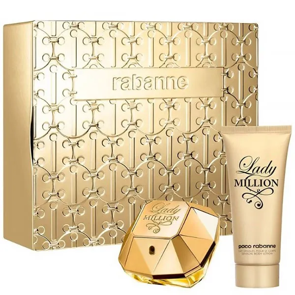 PERFUME FEMININO PACO RABANNE LADY MILLION EDP 80ML +BODY 100ML(35337)