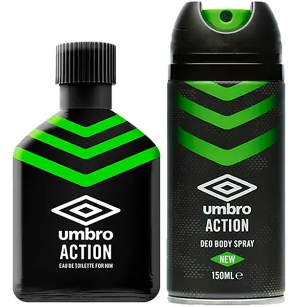 PERFUME MASCULINO UMBRO ACTION EDT 100ML+DEO 150ML KIT (264952)