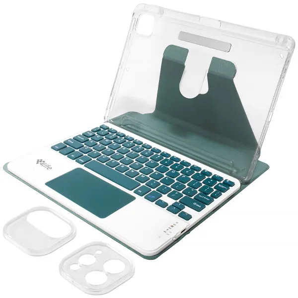 Capa + Teclado Magnético para iPad Pro de 11" 4life FL11P360CTDG - Dark Green (Inglês)