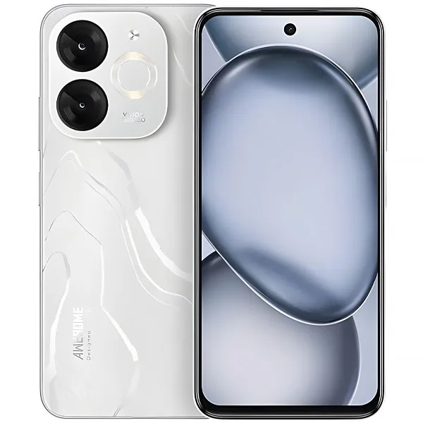 Smartphone itel A80 A671L Dual SIM de 128GB/3GB RAM de 6.7" 13MP/8MP - Glacier White