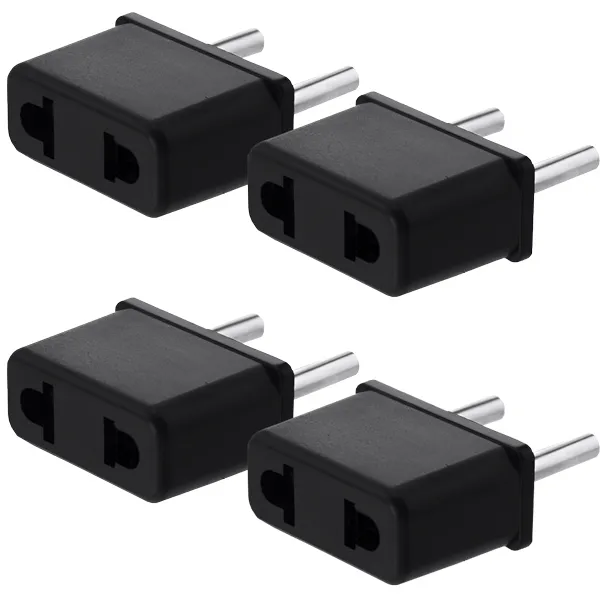 ADAPTADOR DE TOMADA SATELLITE AZ-0003 TIPO-N C/4UNIDADES PRETO