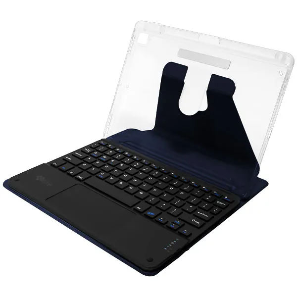 CAPA IPAD 4LIFE FL102360CTDB SMART MAGNETIC 10.2" C/TECLADO AZUL ESCUR