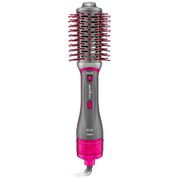ESCOVA CABELO BRITANIA BES26SR 4EM1 1300WATTS 2V SILVER/ROSA