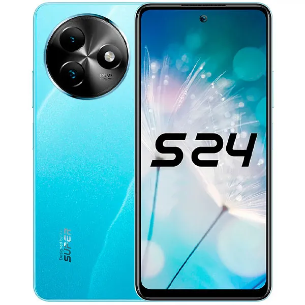 Smartphone itel S24 S667LN NFC Dual SIM de 128GB/8GB RAM de 6.6" 108MP/8MP - Coastline Blue