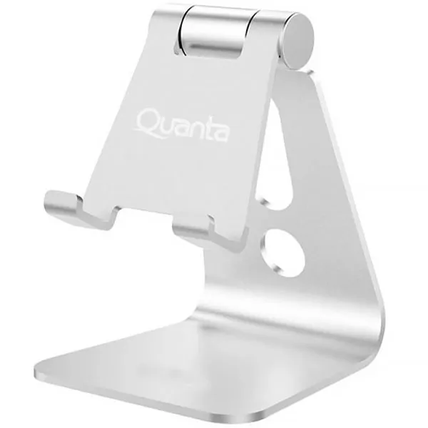 SUPORTE CEL QUANTA QTSCM10 P/MESA 3.5-10" SILVER