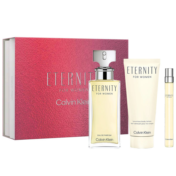 PERFUME FEMININO CALVIN KLEIN ETERNITY EDP100+EDP10+BODY100 KIT(33701)