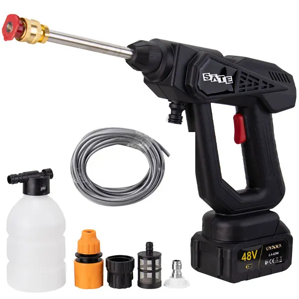 HIDROLAVADORA PORTATIL SATELLITE A-ML8107 RECARREGAVEL 2V PRETO