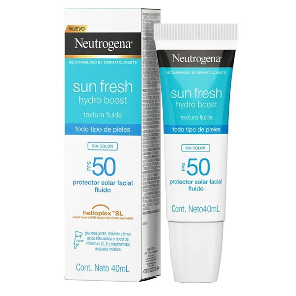 Protetor Solar Facial Neutrogena Sun Fresh Hydro Boost SPF 50 40 g