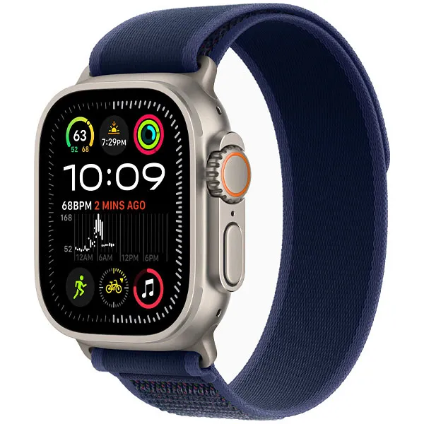 RELOGIO APPLE ULTRA 2 49MM CEL M/L MX4L3LZ/A TRAIL ANATEL NATURAL BLUE