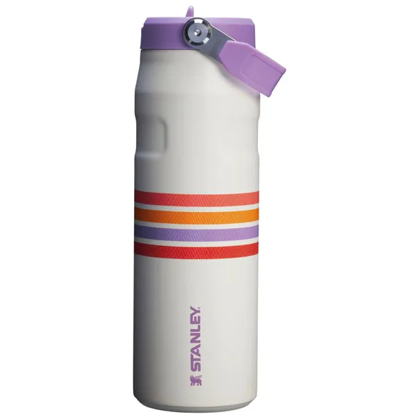 GARRAFA TERMICA STANLEY 283-181 ICEFLOW BOTTLE BEIGE/ROXO 710ML
