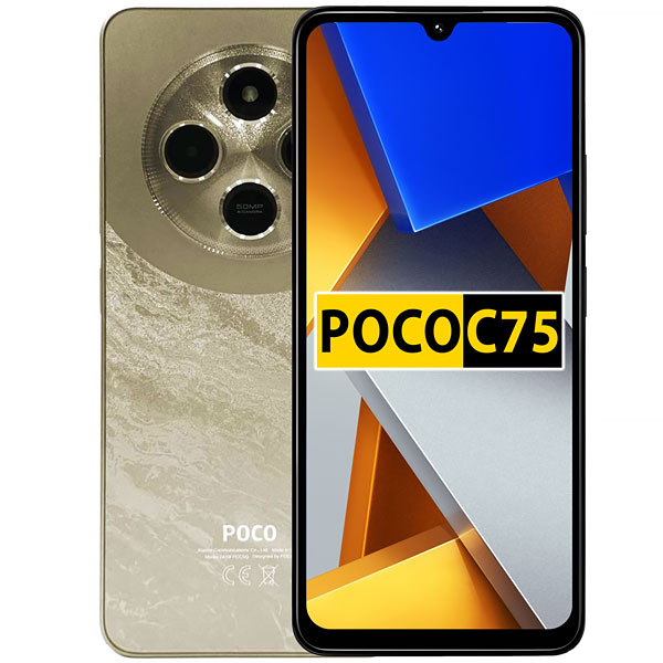 Smartphone Xiaomi POCO C75 NFC Dual SIM de 256GB/8GB RAM de 6.88" 50MP/13MP - Dorado (Global) (CJ Slim)