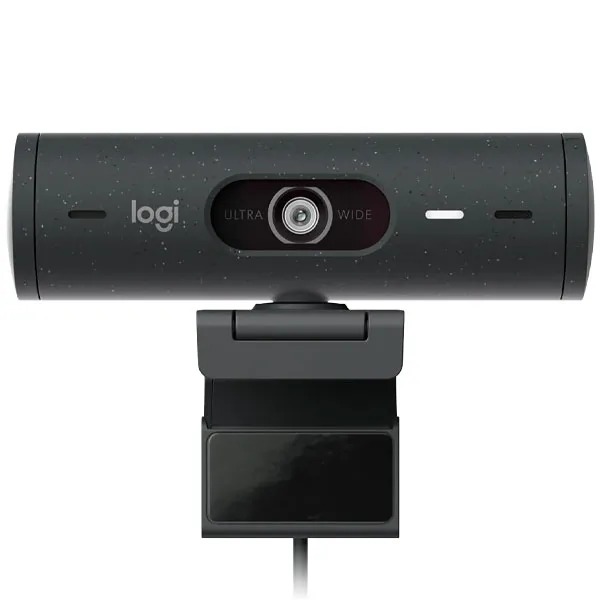 WEBCAM LOGITECH BRIO 500 USB-C FULL HD 1080P CINZA