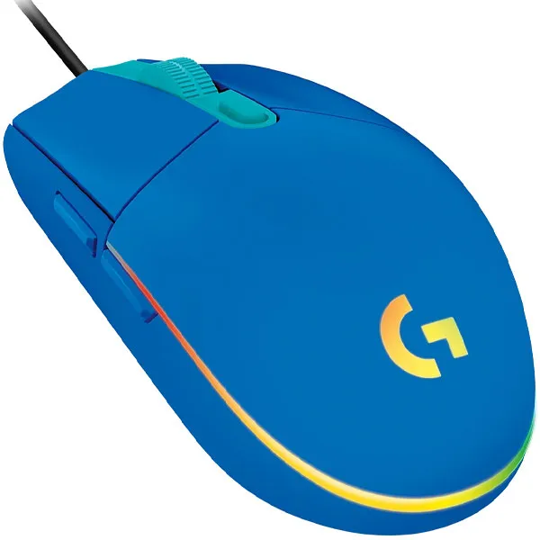 MOUSE LOGITECH G203 LIGHTSYNC GAMER OPTICO AZUL