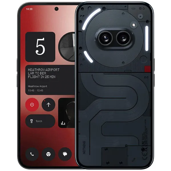 Smartphone Nothing Phone (2a) A142 Dual SIM 256GB/12GB RAM de 6.7" 50+50MP/32MP - Preto