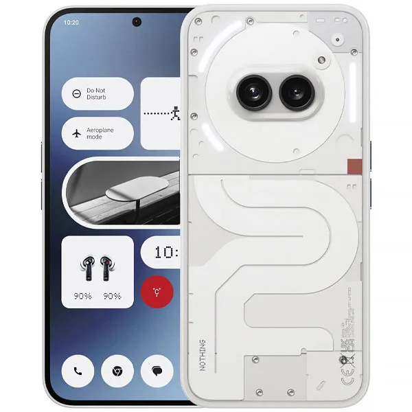 Smartphone Nothing Phone (2a) A142 Dual SIM 256GB/12GB RAM de 6.7" 50+50MP/32MP - Milk