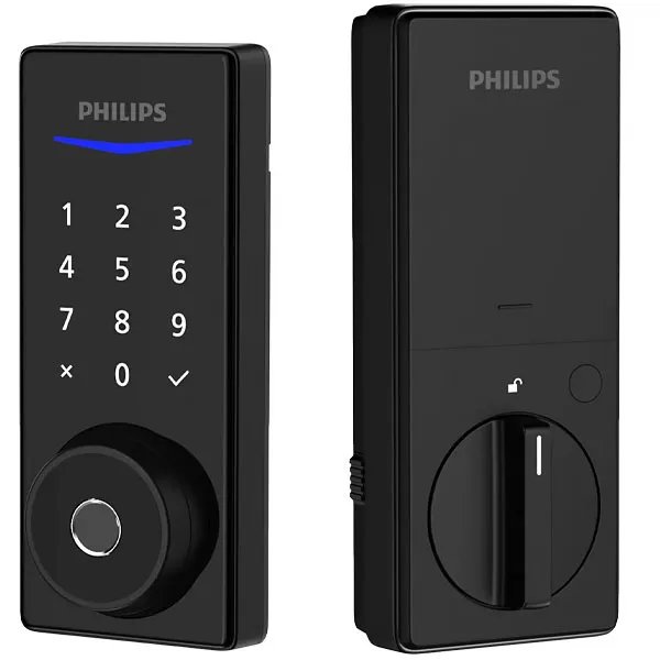 FECHADURA PHILIPS DDL240X-1HB SMART DIGITAL PRETO