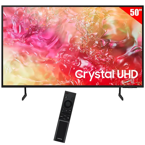 Smart TV LED 50" Samsung Crystal UHD UN50DU7000PXPA 4K Ultra HD Tizen Wi-Fi/Bluetooth com Conversor Digital