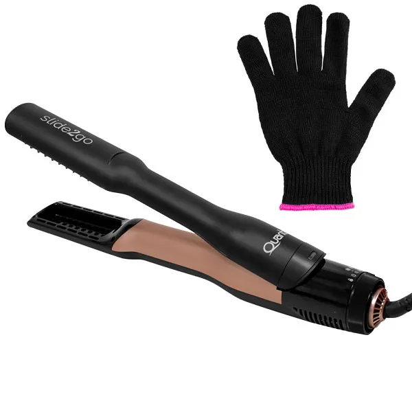 ESCOVA CABELO QUANTA QTALS1600 2EM1 2V PRETO/ROSA