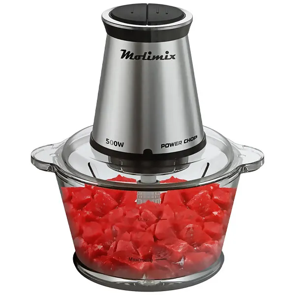 Multiprocessador de Alimentos Molimix Power Chop MPA - 500 127V ~ 60Hz - Cinza/Preto