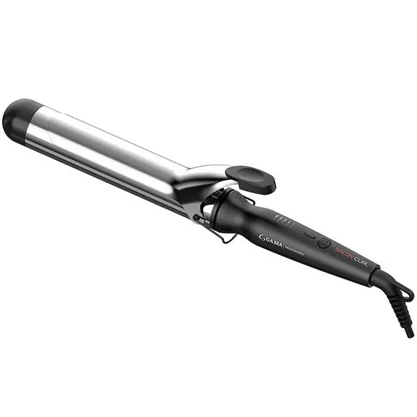 Modelador de Cabelo GAMA Salon Curl Bouncy de 38 mm 220 °C Bivolt - Preto/Prata