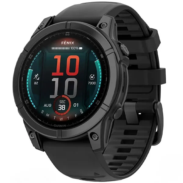 RELOGIO GARMIN FENIX E AMOLED 47MM SMART WATCH 010-03025-03 CINZA/PRET