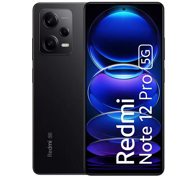 Smartphone Xiaomi Redmi Note 12 Pro 5G NFC Dual SIM de 256GB/12GB RAM de 6.67" 50+8+2MP/16MP - Midnight Black (China Software Global)