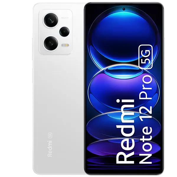 Smartphone Xiaomi Redmi Note 12 Pro 5G NFC Dual SIM de 256GB/12GB RAM de 6.67" 50+8+2MP/16MP - Mirror White (China Software Global)