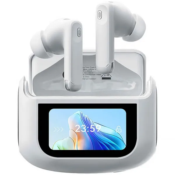 FONE BT BLACKVIEW AIRBUDS12 TRUE WIRELESS EARBUDS C/MICROFONE BRANCO